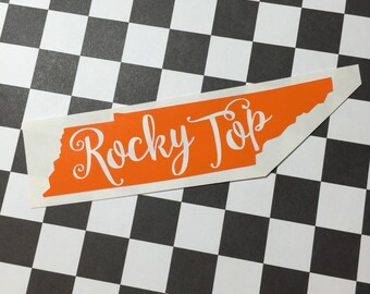 Rocky Top Tennessee Cutout Decal Sticker