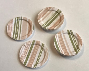 1:12 Scale Dollhouse Paper Plates Set of 12