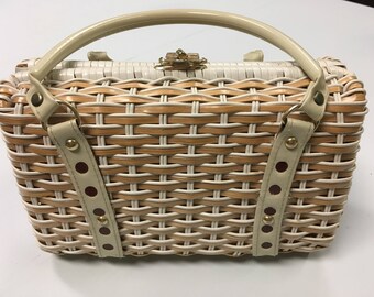 Vintage "Mister Ernest' Basketweave Purse