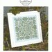 Village Houses Cross Stitch Pattern VILLAGE SQUARE from Ink Circles - 7" x 7" on 16/32 ct - Abstract Design