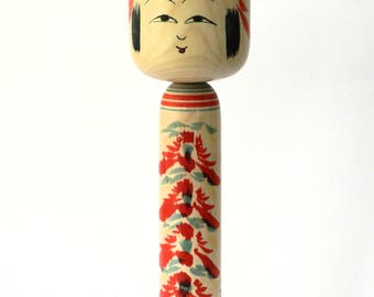 traditional kokeshi signed but unreadable 31cms/12inches pretty look