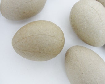 Paper mache egg, set of 12