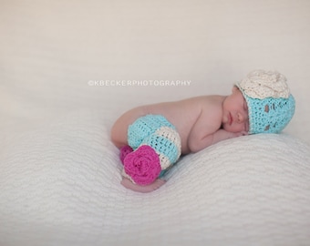 newborn hat, baby girl hat, newborn baby hat, newborn girls hat, baby hat, crochet baby hat