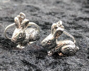 3D rabbit earrings #315