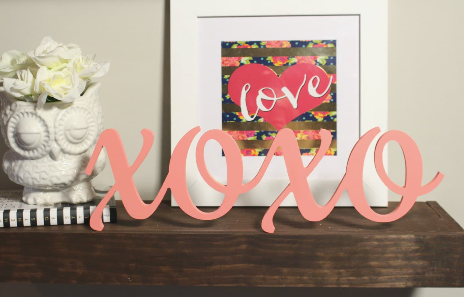 Xoxo Wood Decor