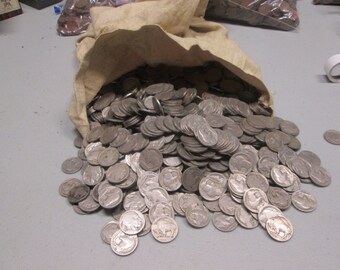 Full Date Buffalo Nickels 1913-1938 10 full date nickels