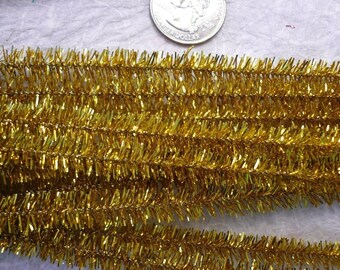 Vintage Gold Tinsel 10mm NOS (12)