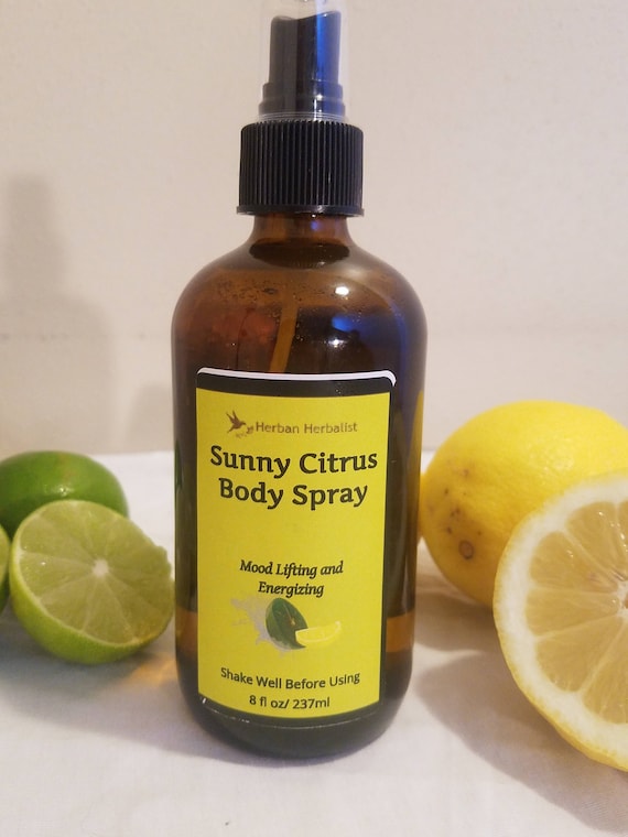 Sunny Citrus Body Spray lemon lime spray lemon spray lime