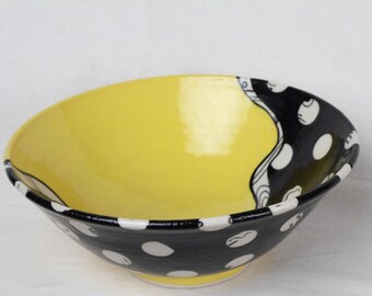 Serving bowl, decorative bowl, ceramic bowl, pasta bowl, salad bowl, gift,
