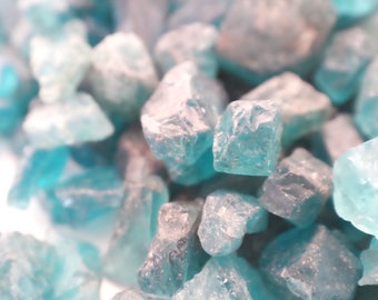 Natural Dark Blue Apatite crystals rough 10g