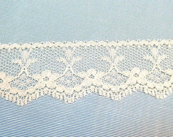 IVORY Lace Trim 5 yds. 1 inch wide