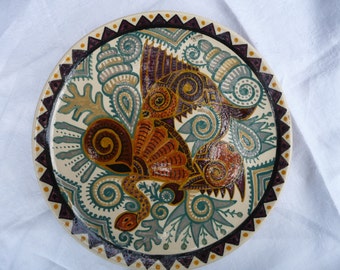 Plate decorative Paul Fouillen 50s