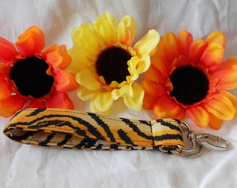 Keychain Wristlet - Tiger
