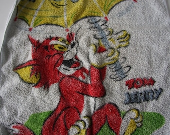 Tom and Jerry Kitchen towel vintage