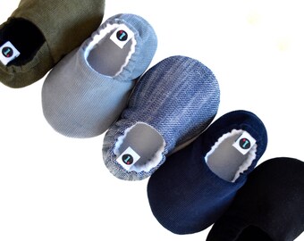 Corduroy Baby Booties: Gender Neutral | baby shoes | newborn | toddler | baby shower | new baby gift