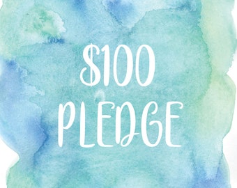 3 Digital Prints plus 1 Custom Digital Print with 100 Dollar Pledge to Support Valerie Joplin