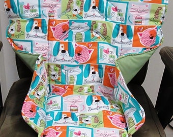 Chicco replacement cover, high chair pad, baby accessory, chair cushion, kids and baby, feeding chair, kids chair, custom, dogs and cats