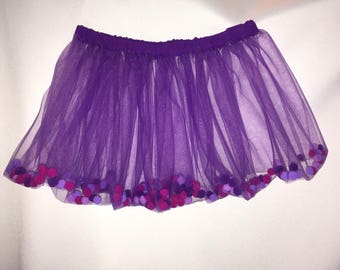 Tutu rempli avec des pompons