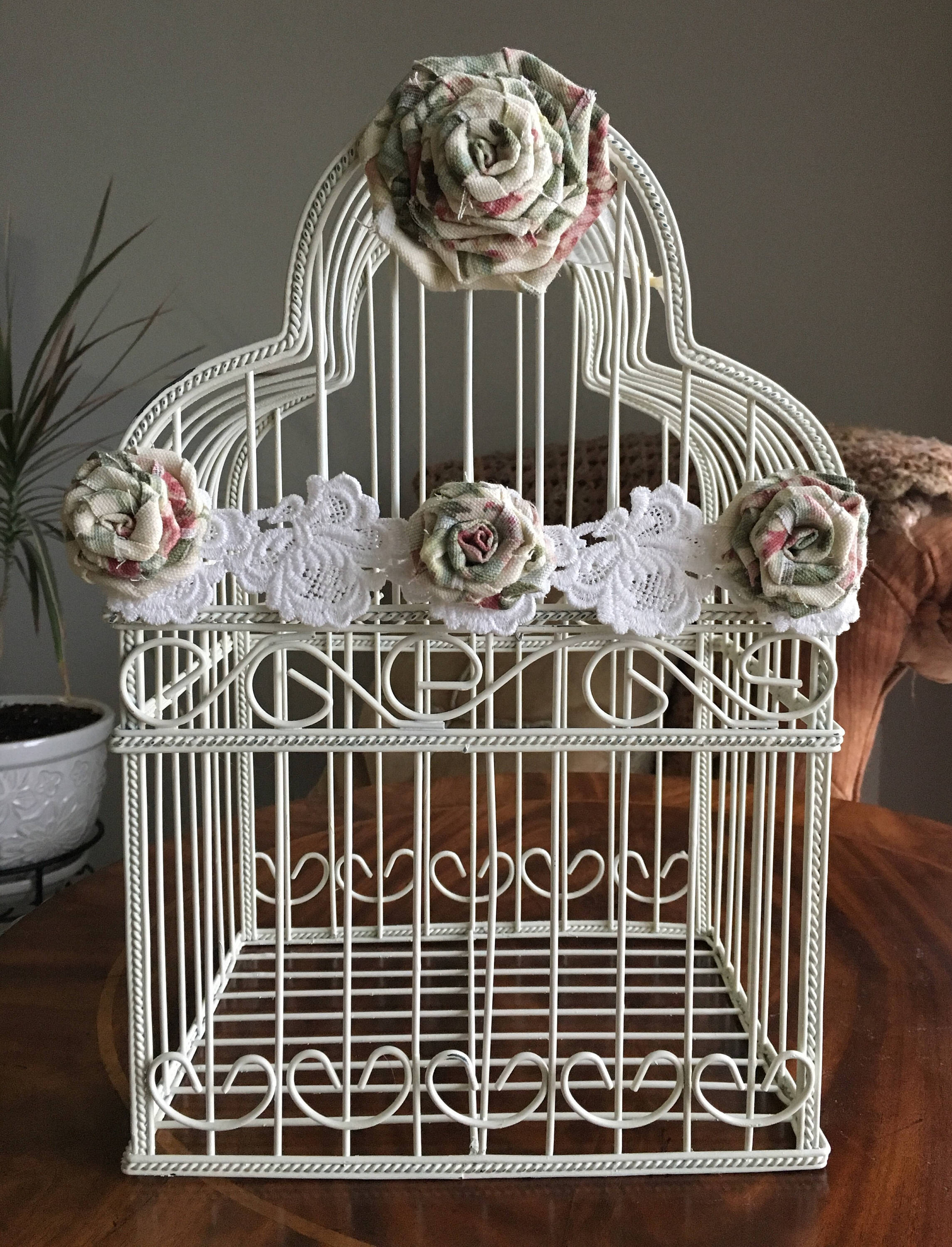 Wedding Bird Cage Card Holder Shabby Chic Bird Cage Wedding