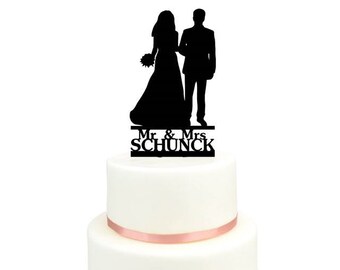 Cake Topper with bridal couple