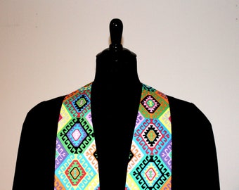 Clergy Stole, Sunshine #255, Pastor Stole, Minister Stole, 54" Length, Pastor Gift, Vestments, Church