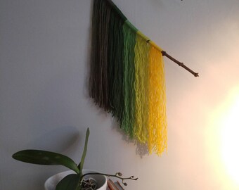 Wooden wall hanging Forest Greens