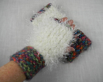 Wrist Warmers, Hand Knit Wrist Warmers, Texting Gloves, Texting Mittens, Fingerless Gloves, Fingerless Mittens