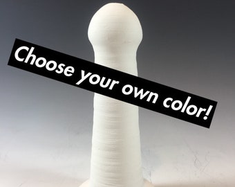 Custom Dildo,Ceramic Dildo, handmade, erotic gift, bachelorette party, custom color, unique, clay cock, colors