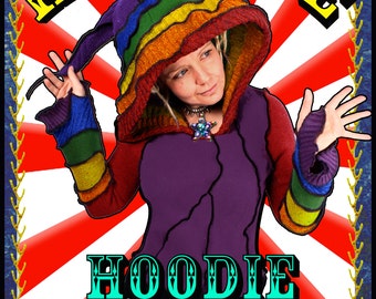 New Hoodie Tutorial by Katwise - Make your Own Upcycled Sweater - Ebook