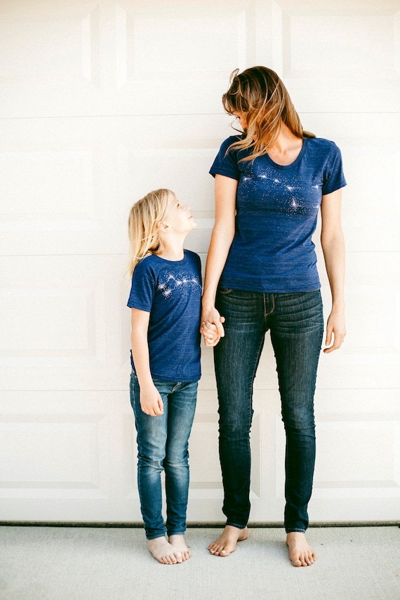 Mommy and me Big Dipper and Little Dipper tees
