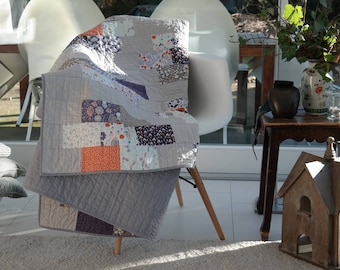 Quilt "French summer Evening", 137 x 200 cm