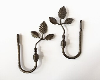Curtain Tiebacks - Drapery Tiebacks - Tree of Life Home Decor - Vintage Window Treatments - Curtain Tie Backs - Drapes Holder - Valance Ties