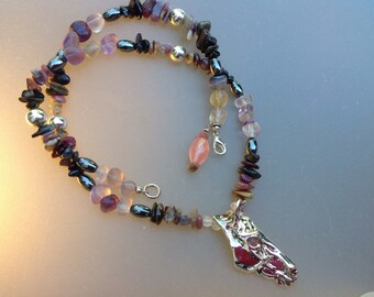 Horse jewelry Tribal necklace beads Zimmer Equine jewelry