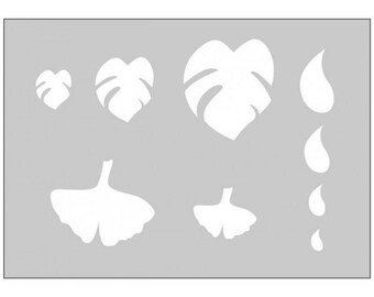 Template sheets A5 size for leather Fimo creations