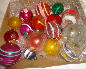 Vintage Christmas ornaments 1940's