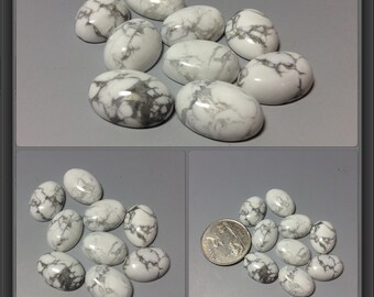 Howlite Cabochon 13x18mm
