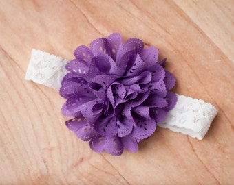 FREE SHIPPING! Purple Headband, Purple Baby Headband, Newborn Headbands, Toddler Headband, Infant Headband, Photography Prop