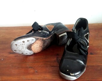 Antique, Little Girl's Tap Shoes