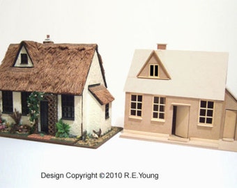 Dolls House Country Cottage - 1/24th Scale Plans