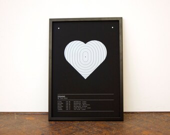 Interpol | U.K Tour Gig poster
