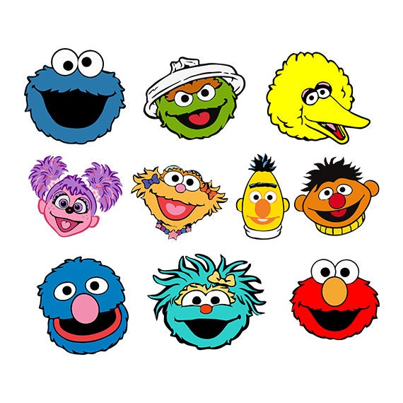 Sesame Street Svg Sesame Street Svg Bundle Sesame Street Svg