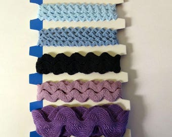 Blue wavy ribbons (6x1m) Artemio - sewing, scrapbooking, deco