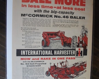 FARM 125 McCormick No. 46 Baler Ad - May 1959