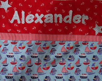 Sailing Boats and Anchors Bunting & Cushion Set