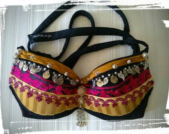 Bra for bellydancer, tribal fusion, ATS