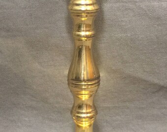 Vintage Valsan Brass Candlestick Holder Made in Portugal 7.25" Tall