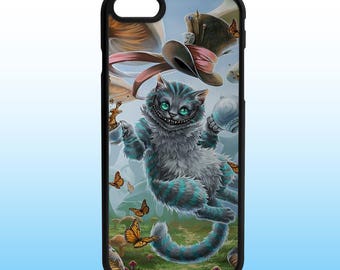Alice Wonderland Cheshire Cat Iphone Case, Iphone 5, 6, 7, 8, X
