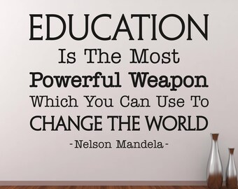 Education quote | Etsy