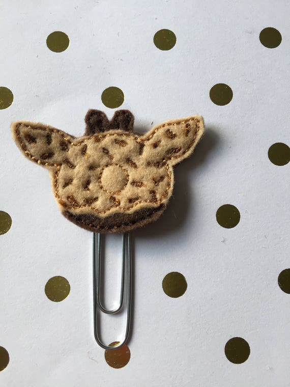 Giraffe Donut planner Clip/Planner Clip/Bookmark. Donut Planner Clip. Giraffe Planner Clip. Animal Planner Clip