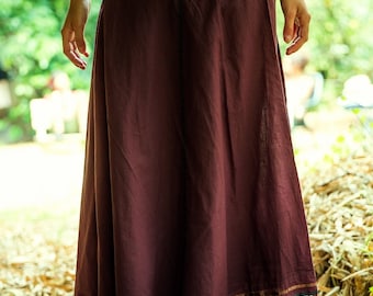 Wrap Long Skirt, Gypsy Skirt, Tribal Skirt, Gypsy Clothing, Funky Clothing, Hippie, Fairy, Bohemian, Dance Skirt, Cotton Skirt, One Size